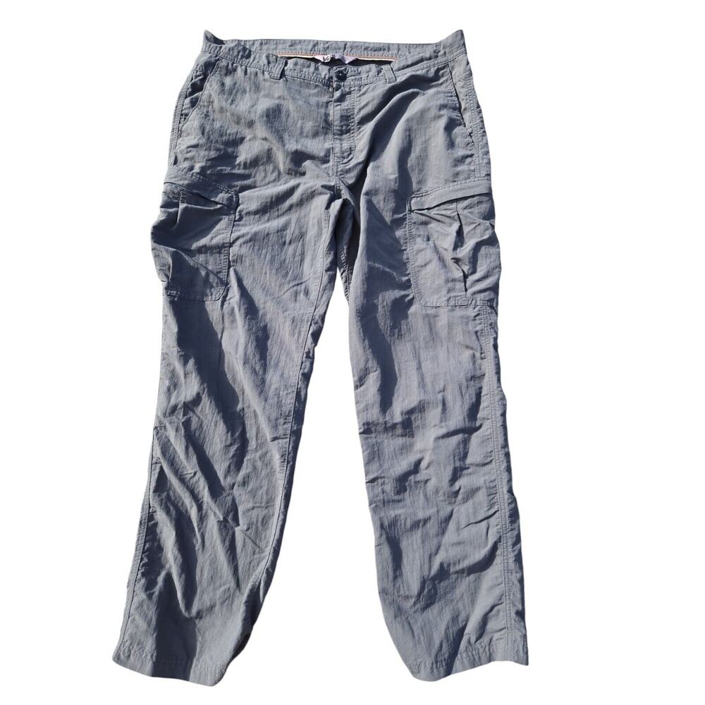 REI Co-op Pants Mens 38x32L Gray Adventures 100% Nylon Outdoor Hiking Zip‎ Cargo